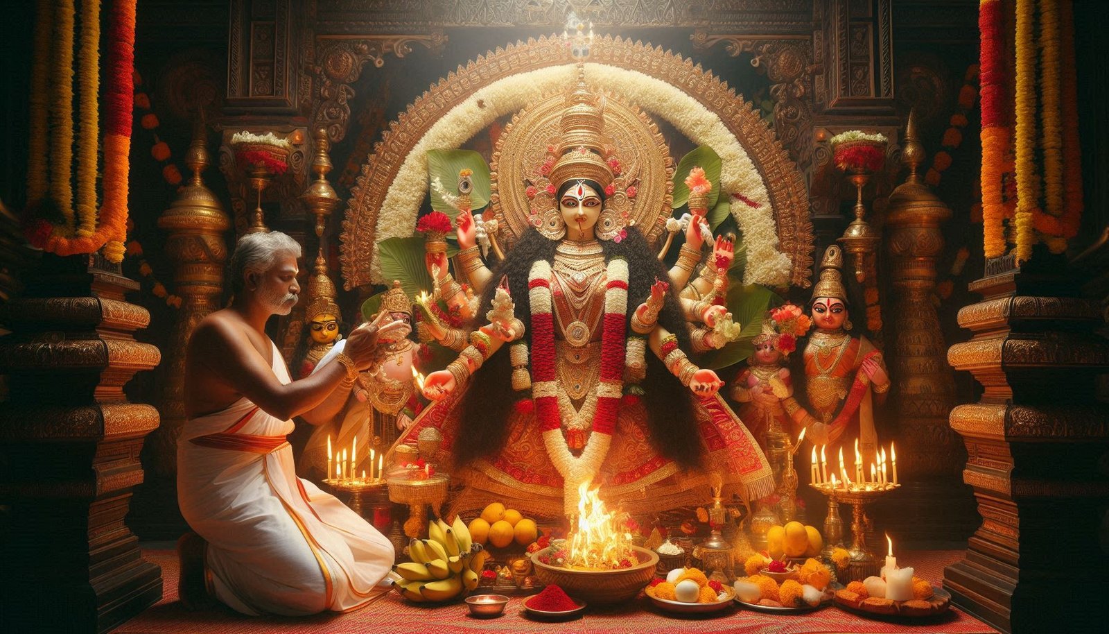 bhagawati sewa, reclaim temples, devi puja near me, book puja online